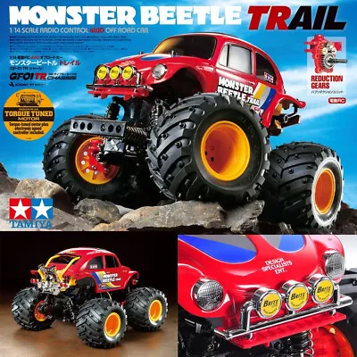 Tamiya 58672-60A 1/14 Monster Beetle Trail GF-01T 4WD Off-Road Car Assembly Kit • $464.24