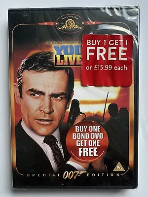 You Only Live Twice - *NEW & SEALED* DVD*FREE POSTAGE* Sean Connery 007 Bond PG • £6.89