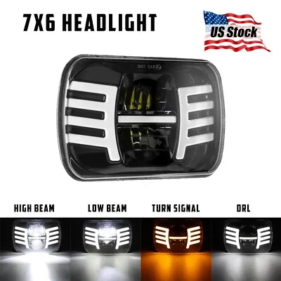 $39.99 • Buy For Toyota Pickup 1982-1997 Square LED Headlight High-Low Beam DRL Turn Signal