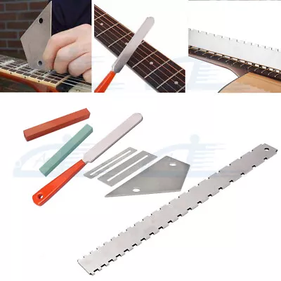 $21.99 • Buy Guitar Fret File Neck Notched Straight Edge Fret Rocker Level Straight Edge 2020