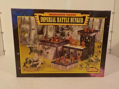 A816 Warhammer 40k Imperial Battle Bunker Terrain Scenery OOP 1998 • $599.99