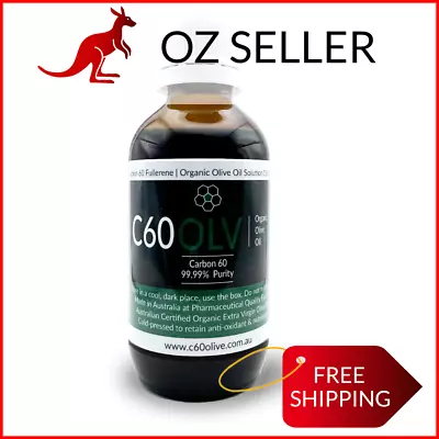 Carbon 60 Olive Oil 100ml - 99.99% Pure C60 Olive - 1 Bottle • $65