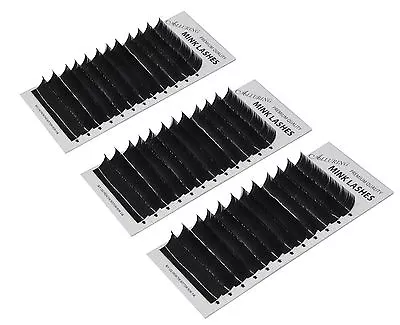  Combo Lot Premium Mink C Curl 25mm X 9 To 15 Mm Lash Eyelash Extension  • $30.99