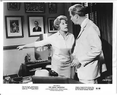 $16.47 • Buy Arthur O'Connell & Sue Ane Langdon *THE GREAT IMPOSTOR* 1961 Vintage Movie Still
