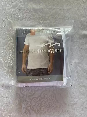 New In Package! Men’s Medium 3 Classic Fit White T-Shirts  • $10