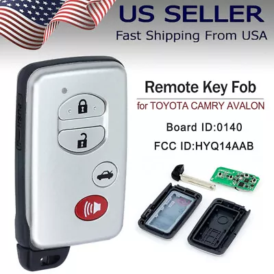 For 2007 2008 2009 2010 2011 TOYOTA CAMRY AVALON Smart Remote Key Fob HYQ14AAB • $40.31
