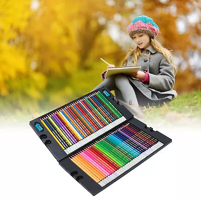 Color Pencil Set Wood Soft Core Hexagonal Oil Pastels Pencils With Boxes REL • £25.78