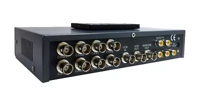 Professional 8-Channel Multi-View CCTV Video Multiplexer With Audio Support • $105