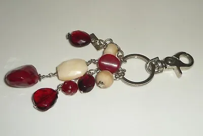 Miche Signed Dangling Beads Key Chain #1924a • $7.99
