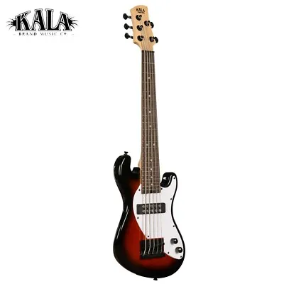 Kala Solid Body 5-String Fretted U-BASS Tobacco With Bag UBASS-SB5-TB-FS • $449