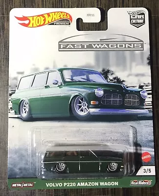 Hot Wheels Premium  Fast Wagons Volvo P220 Amazon Wagon /new/vhtf • $13.50