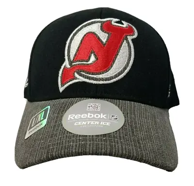 New Jersey Devils NHL Reebok Adult Unisex Black Curved Brim Cap/Hat Size L/XL • $17.99