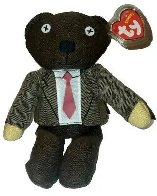 Ty Beanie Baby - MR BEAN'S TEDDY BEAR (Jacket & Tie)(UK Exclusive) NEW • $15.90