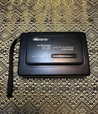 Memorex Voice Activated System Cassette Recorder MB1055 Built In Speaker - Works • $12.95