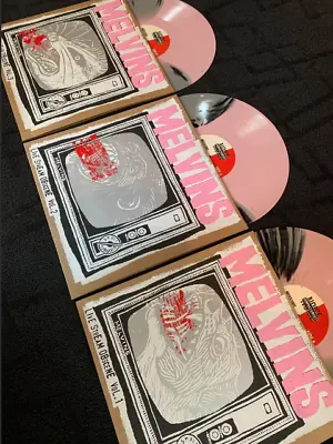 Melvins ~ Live Stream Obscene Vol. 1-3 3xLP Pretty In Pink Edition X/100 Sealed • $249.99