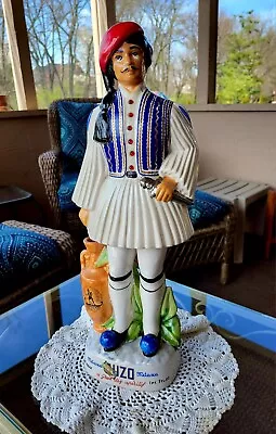 Rare Vintage 19  Metaxa Ouzo Greek Soldier Liqueur Bottle Decanter Made In Italy • $49.99