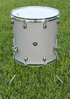 GRETSCH CATALINA MAPLE 16  SILVER SPARKLE FLOOR TOM For YOUR DRUM SET! LOT J917 • $485.59