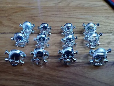 Plastic Gumball  Skull Monster Vending Ring Lot - 4 Styles -12 In All • $9.99