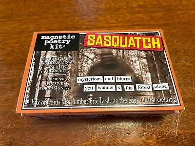 Magnetic Poetry Kit Rare Hard To Find Sasquatch Bigfoot Yeti • $49.99