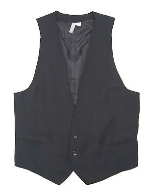 Divided By HM Vest Men's Dress Black Size: Small  • $16.34