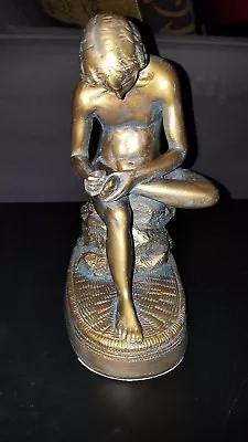  TMS 2005 VITRUVIAN COLLECTION Gold Statue Washing Feet Foot • $129.99