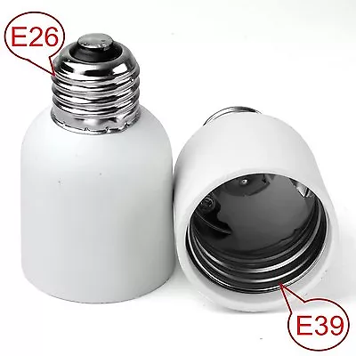 6pcs E26 Medium Edison Screw To E39 Mogul Screw Lamp Socket Adapter Converter • $21.99