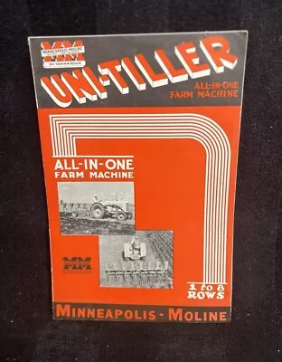 1940s Minneapolis Moline Sales Brochure / Booklet • $6.95