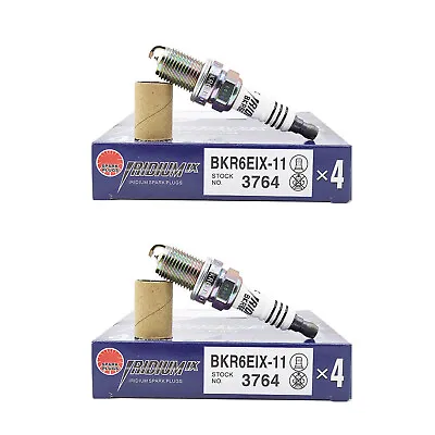 8PCS FOR Ngk 3764 Spark Plugs BKR6EIX11 • $77.91