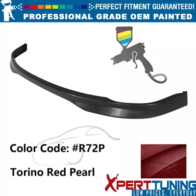 Fits 92-95 Honda Civic Sedan Type-R Painted #R72P Front Bumper Lip Spoiler PU • $226.87