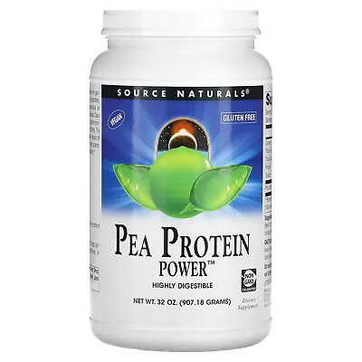 Source Naturals Pea Protein Power 32 Oz 907 G Chemical-Free Dairy-Free • $28.08