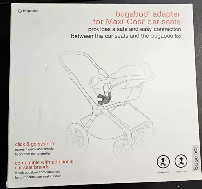 Bugaboo Adapter For Maxi-cosi Car Seats Fits Bugaboo Fox And Lynx Black • $18.19