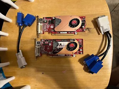 PCI Radeon HD2400 Pro Dual Monitor DMS59 To Dual VGA Adapter Included VISIONTEK • $25