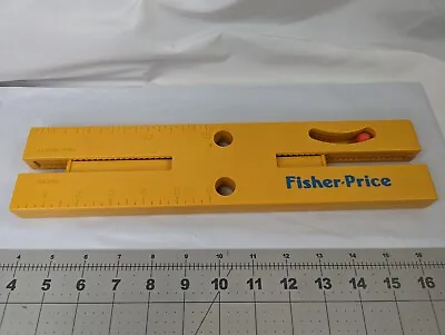 Fisher Price Pretend Play Ruler Level Tool 1986 • $8.96