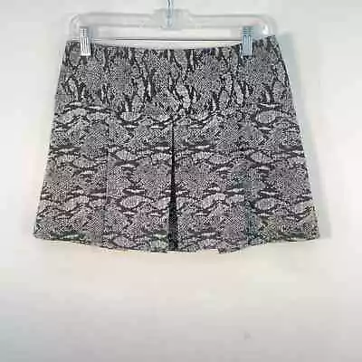 W118 By Walter Baker Gray Python Print Mini Skirt In Size 2 • $31.35