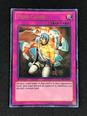 Yugioh Mind Crush Lcyw-en295 1st Ultra Play/ Edge-wear • $2.99