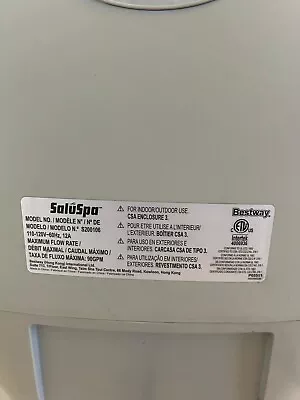 Spa Pump Hydrojet Salusapa S200106 Pump Only Used • $200