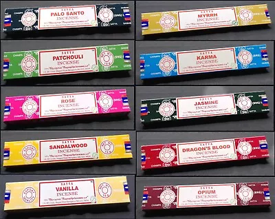 Assorted Satya Original Incense Sticks - 15g Boxes Buy 6 Get 6 Free Promo • $3.49