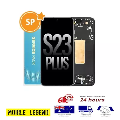 Samsung Galaxy S23 Plus 5G S916B OLED Screen Replacement (Service Pack) + Frame • $385