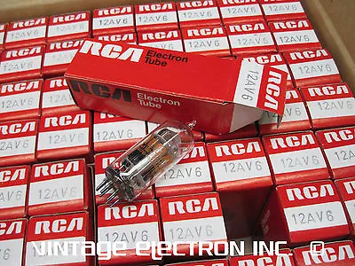 $7.50 • Buy NOS 12AV6 Vacuum Tubes - RCA - MEXICO - 1970's (All American Five, AA5, Radio)