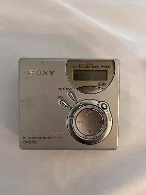 Near Mint Condition Sony Walkman Minidisc Player MD MZ-N510 Tested W/ Disc • $149