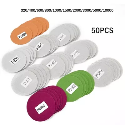 Sanding Discs Hook & Loop Polishing Sandpaper 320-10000 Grits Hot Sale • $24.52