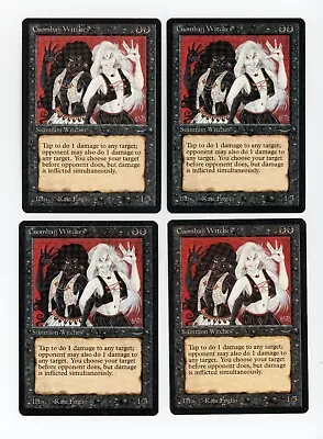 4x LP MTG Cuombajj Witches Arabian Nights Regular Common Playset • $60