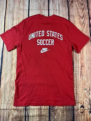 Nike Men's United States Soccer T-Shirt Size Small Red National Team Logo USA • $18.99