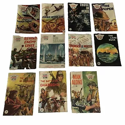 11 Micron Publication Picture Combat Library War Comic Books • £2.99