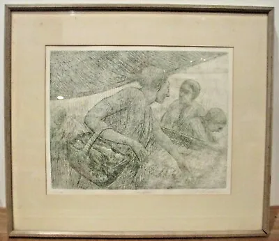 $199 • Buy HAROLD ALTMAN Shopper Etching Signed And Numbered