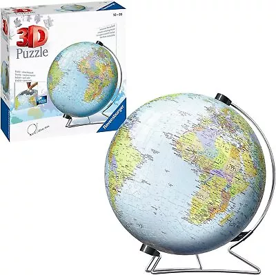 Ravensburger World Globe On A V-Stand 540 Piece 3D Jigsaw Puzzle For Adults And  • $46.72