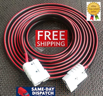 1m Of 8mm 59 Amp Twin Core Tycab Cable Extension Lead Anderson Style Plugs  • $35.77