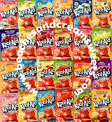 £5.50 • Buy Kool-aid 10 Sachets You Choose Flavours Cherry, Berry, Orange American Import