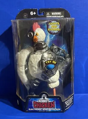 🐔Robot Chicken 10  Electronic Action Figure 2010 W/ Lights & Sounds🐔 • $64.72