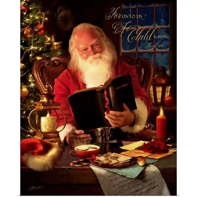 Santa Poster Art Print Christmas Home Decor • $29.99